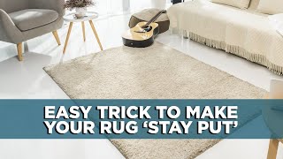 How to Stop Rugs from Slipping  Tips [upl. by Akiemehs]