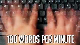 FASTEST TYPER IN TYPERACER  180 WORDS PER MINUTE [upl. by Tnilc]