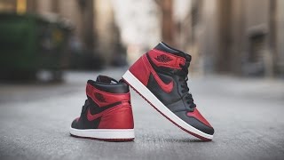 Review Air Jordan 1 Retro High OG quotBredquot 2013 vs 2016 [upl. by Basir]