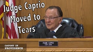 Judge Caprio Gets Emotional [upl. by Repip]