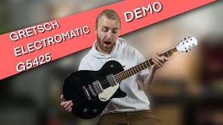 Gretsch Electromatic G5425 Jet Club Black  ResQ Gear ReviewDemo [upl. by Rochella487]