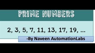 How to find Prime Number  Basic Programming Questions Series [upl. by Ruon]