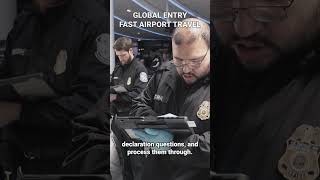 Faster Airport Travel  Global Entry  CBP [upl. by Disario]