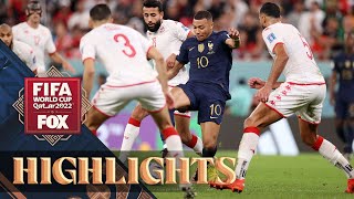 Tunisia vs France Highlights  2022 FIFA World Cup [upl. by Ahselrac]