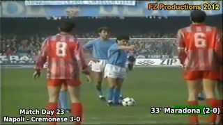 Road to Scudetto  19891990  SSC Napoli All Goals part 22 [upl. by Arlinda]