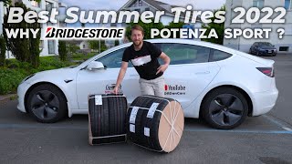 Best Summer Tires in 2022  Why did I choose Bridgestone Potenza Sport [upl. by Anetsirk]