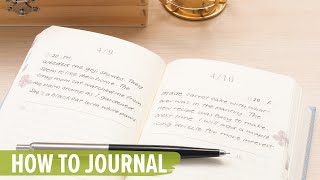 How to Journal Writing Tips Journal Topics and More [upl. by Asalocin432]