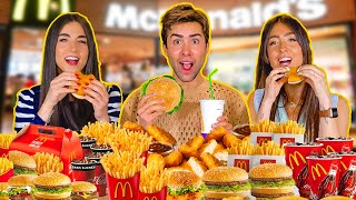 MCDONALDS CHALLENGE CON LE MIE SORELLE IL RITORNO  GIANMARCO ZAGATO [upl. by Adnilrev]