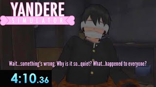 How To Get Genocide Ending Under 5 Mins  Yandere Simulator [upl. by Rodenhouse]