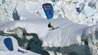 Speedriding Freestyle Skiing meets Paragliding [upl. by Maryly363]