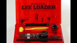 Lee Loader 38 Special Hand Loading Low Cost Reloading Review [upl. by Assener230]