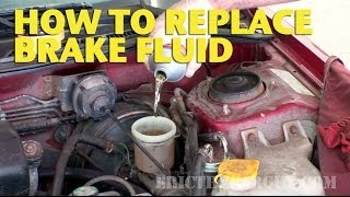 How To Replace Brake Fluid by Yourself  EricTheCarGuy [upl. by Gayelord]