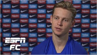 Frenkie de Jong talks Barcelona move Matthijs de Ligt to Juventus amp future of Ajax  La Liga [upl. by Nyleaj]