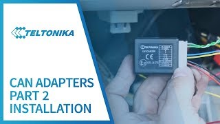 Teltonika CAN adapters Part 2 Installation [upl. by Erialb]