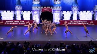 Michigan Dance Team Jazz SemiFinals at UDA Nationals [upl. by Ieppet727]