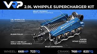 VRP 29L Whipple Supercharger Upgrade M113k AMG E55 CLS55 SL55 S55 G55 [upl. by Seroka168]