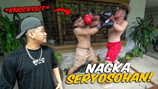 UNANG BOXING KNOCKOUT AGAD Nagkainitan [upl. by Aleira260]