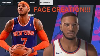 CARMELO ANTHONY FACE CREATION NBA 2K25 [upl. by Anamor309]