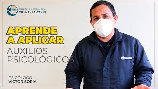 APRENDE A APLICAR LOS AUXILIOS PSICOLÓGICOS ANTE UNA CRISIS [upl. by Skylar]