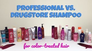 Professional vs Drugstore The Best Shampoo for ColorTreated Hair 22 Brands Tested [upl. by Meredith]