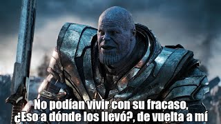 Las MEJORES frases de THANOS Infinity WarEndgame  Español Latino HD 720p  Rocaperherz 0630 [upl. by Aihsila]