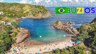 Playas imperdibles de Buzios  Brasil 🇧🇷 4K [upl. by Mariette]