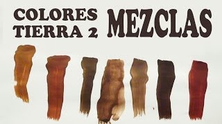 EL MARRÓN MEZCLAS EXACTAS COLORES TIERRA 22 [upl. by Hun]