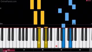 Rudolph the RedNosed Reindeer  EASY Piano Tutorial  How to play Rudolph the RedNosed Reindeer [upl. by Araik]