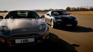 Jaguar XKRR v Aston Martin DB7  Top Gear [upl. by Tobi]