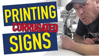 Yard Sign Printing Behind The Scenes [upl. by Cranford]