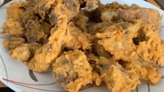 Tender Fried Chicken Gizzards Recipe [upl. by Haikezeh]