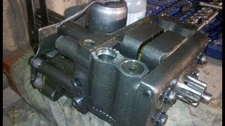 MF 165 Multi Power  hydraulic pump removal  part 3 [upl. by Enwahs]