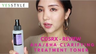 Review COSRX AHABHA Clarifying Treatment Toner  YesStyle Korean Beauty [upl. by Arin]