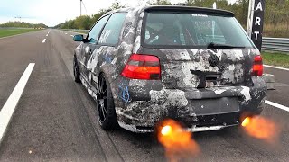 VW Golf 4 R32 Turbo Acceleration SOUND [upl. by Hobart]