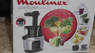 Moulinex Juice and Clean Slow Juicer [upl. by Airlee]