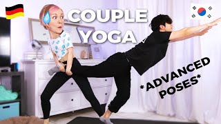 COUPLES YOGA Challenge DONT TRY THIS AT HOME [upl. by Shamus]