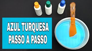 Cor azul turquesa passo a passohora de mudar sua decoração [upl. by Ulrika]