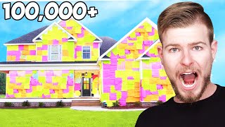 I Covered An Entire House In Sticky Notes [upl. by Coriss]