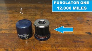 Purolator Oil Filter After 12000 Miles [upl. by Eded]