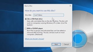 Windows 10 How to burn CDs and DVDs [upl. by Ewald]