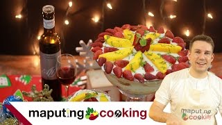 Crema De Fruta Filipino Christmas Recipe idea  Chris Urbano [upl. by Mendie]