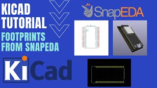 KiCad Tutorial  How to Import Footprints and Symbols from SnapEDA [upl. by Dafna]