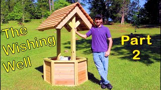 Building the Antique Wishing Well Part 2 [upl. by Hpotsirhc20]