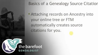 Basics of a Genealogy Source Citation  Ancestry [upl. by Stauffer215]