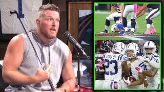 Pat McAfee Breaks Down His Onside Kick To Himself [upl. by Tahp]