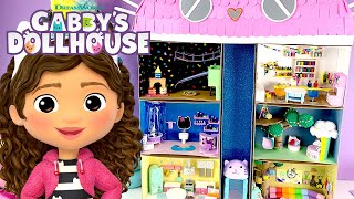 Crafting a Mini Gabbys Dollhouse  GABBYS DOLLHOUSE [upl. by Akoek702]