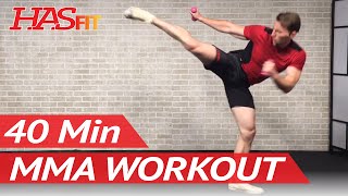 40 Min MMA Workout Routine  MMA Training Exercises UFC Workout BJJ MMA Workouts Mixed Martial Arts [upl. by Andrews]