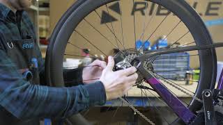 Ebike Help  How To Fit amp Remove an ebike Rear Wheel  Ribble Endurance SL e [upl. by Airamzul95]