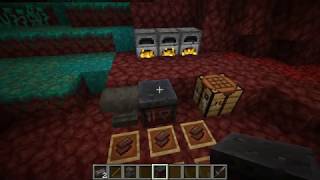 How to get and craft Netherite Scrap Netherite Ingots Weapons etc in Minecrafts Nether Update [upl. by Nwadal693]