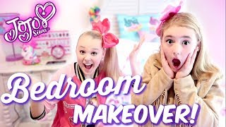 JoJo Siwa Dream Bedroom Makeover  Birthday Surprise [upl. by Armyn824]